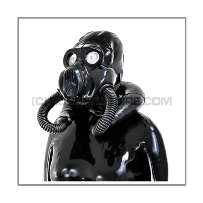 Deluxe PBF gasmask-zipperhood-system SMELLBAG-2B with neckrespirator-rubbersmell-bag-set